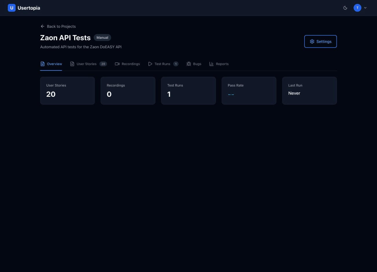 Project Detail Page